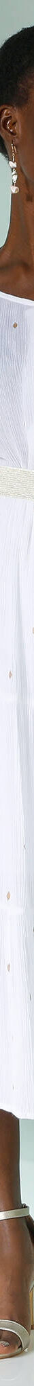 Jupe courte volantée imprimé doré, crépon (blanc / doré) Jupe courte volantée imprimé doré, crépon (blanc / doré)